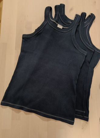 3 H&M Tanktops schwarz Gr. S/M