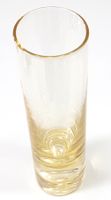 Glas Vase Honigfarben -  Vase en verre couleur miel
