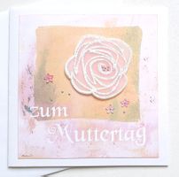 ✨ Edel schimmernde HANDGEMACHTE Muttertagskarte