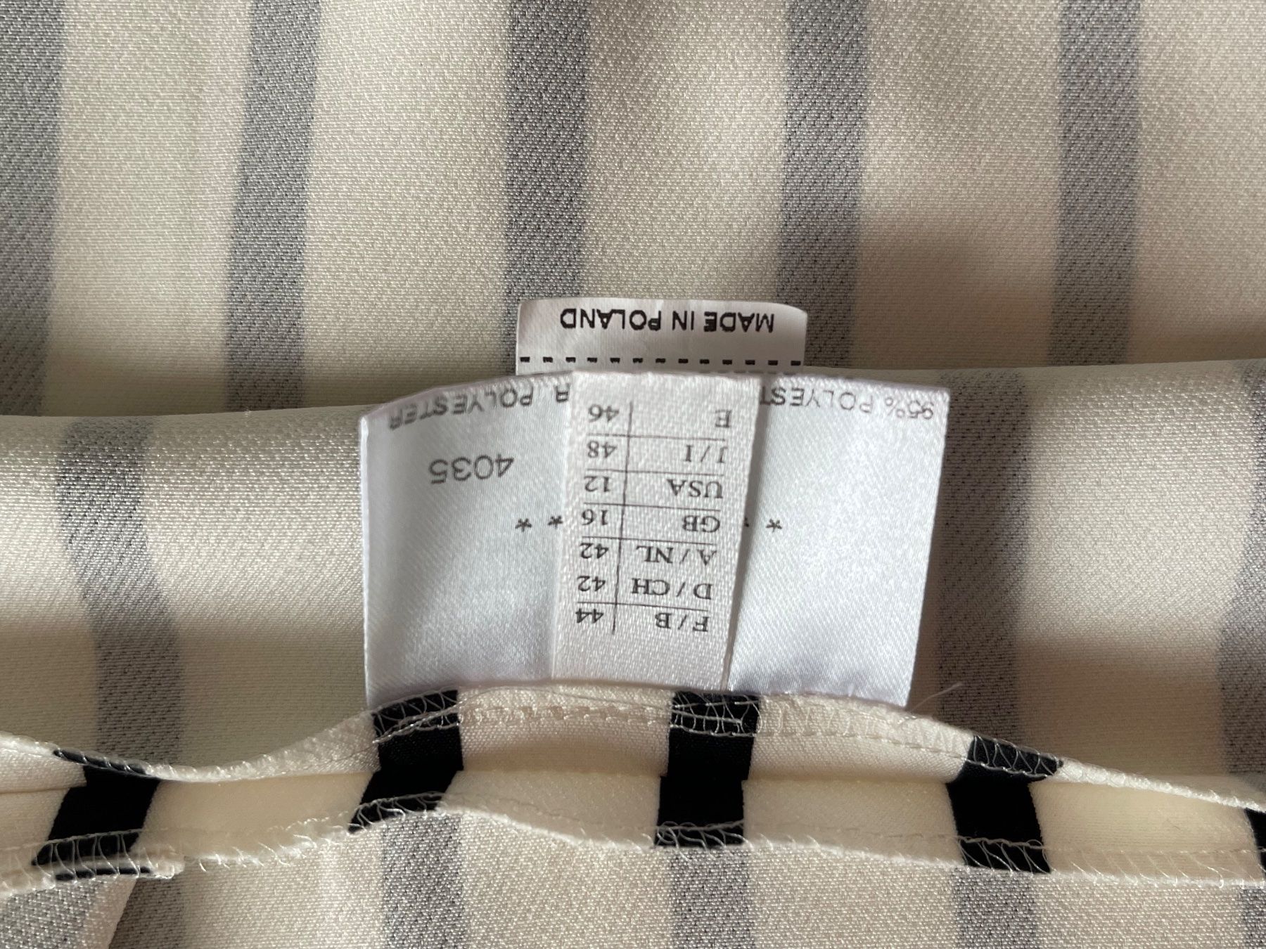 Top: WEILL Paris Sommertop gestreift, Gr.42 – Usato da Meggen venduto da tulipe21 5