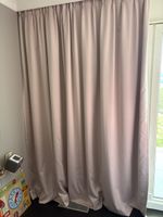Design Starnight Black Out Vorhang mit Faltenband in altrosa