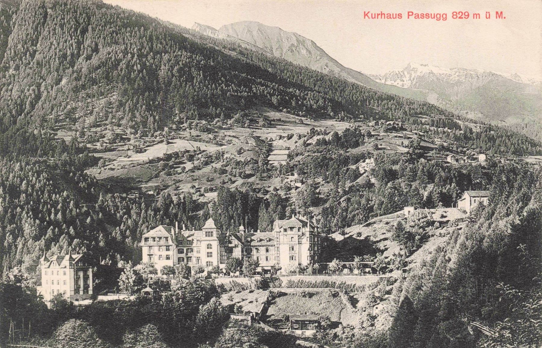 Cartoline postali: Kurhaus Passung Araschgen – Usato da Biasca venduto da Blenio71