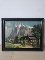 Vintage Bild Grindelwald Wetterhorn Postkutsche ca 1930