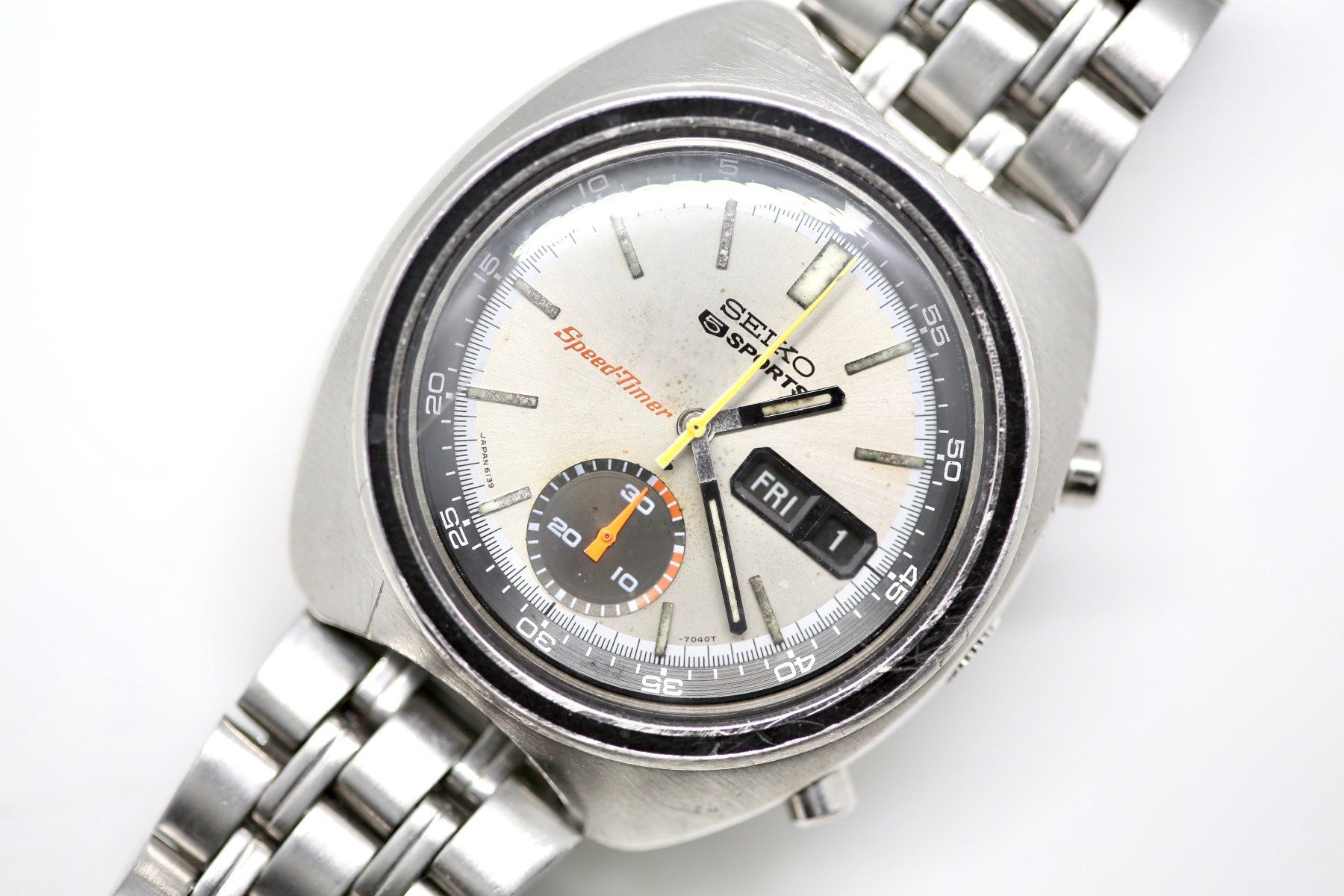Seiko Orologi: Seiko Speed-Timer Vintage Chronograph – Usato da Reinach BL venduto da Han-Numismatik 1