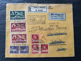 1926 SCHWEIZER AFRIKAFLUG November 1926 RARE!