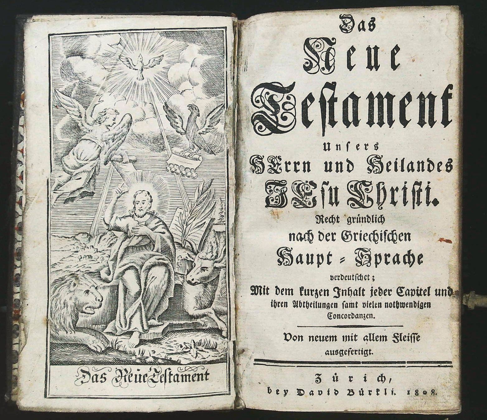 Libri: Bibel, Gesangbuch Zürich1808 – Usato da Rafz venduto da booksell