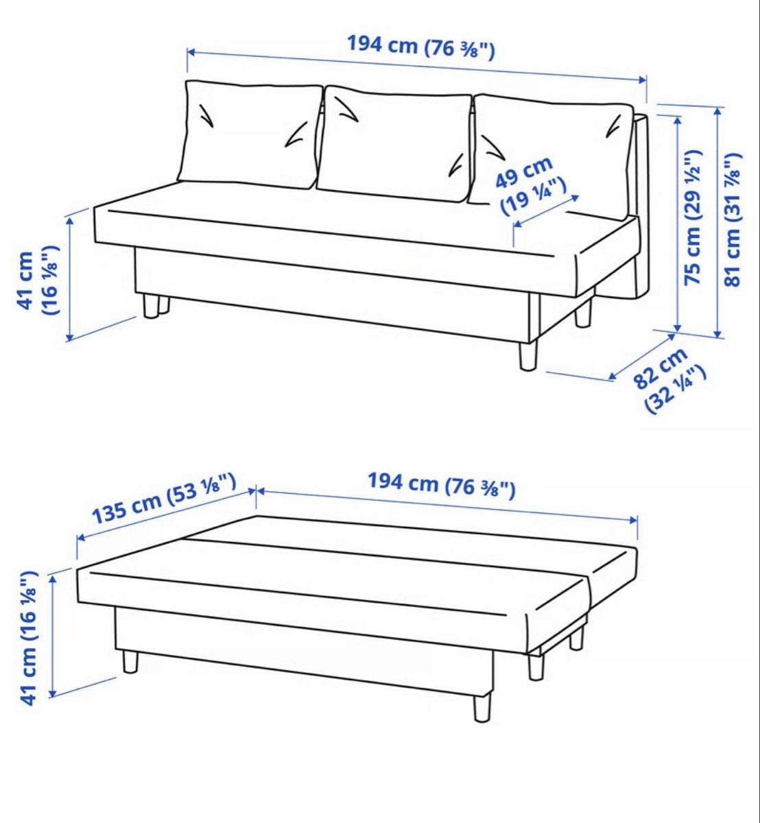 Ikea Sofas: Schlafcouch von Ikea – Neu (gemäss Beschreibung) aus Weinfelden von rab_w5jx 4