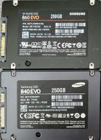 2×Samsung SSD 840 EVO & 860 EVO 250GB