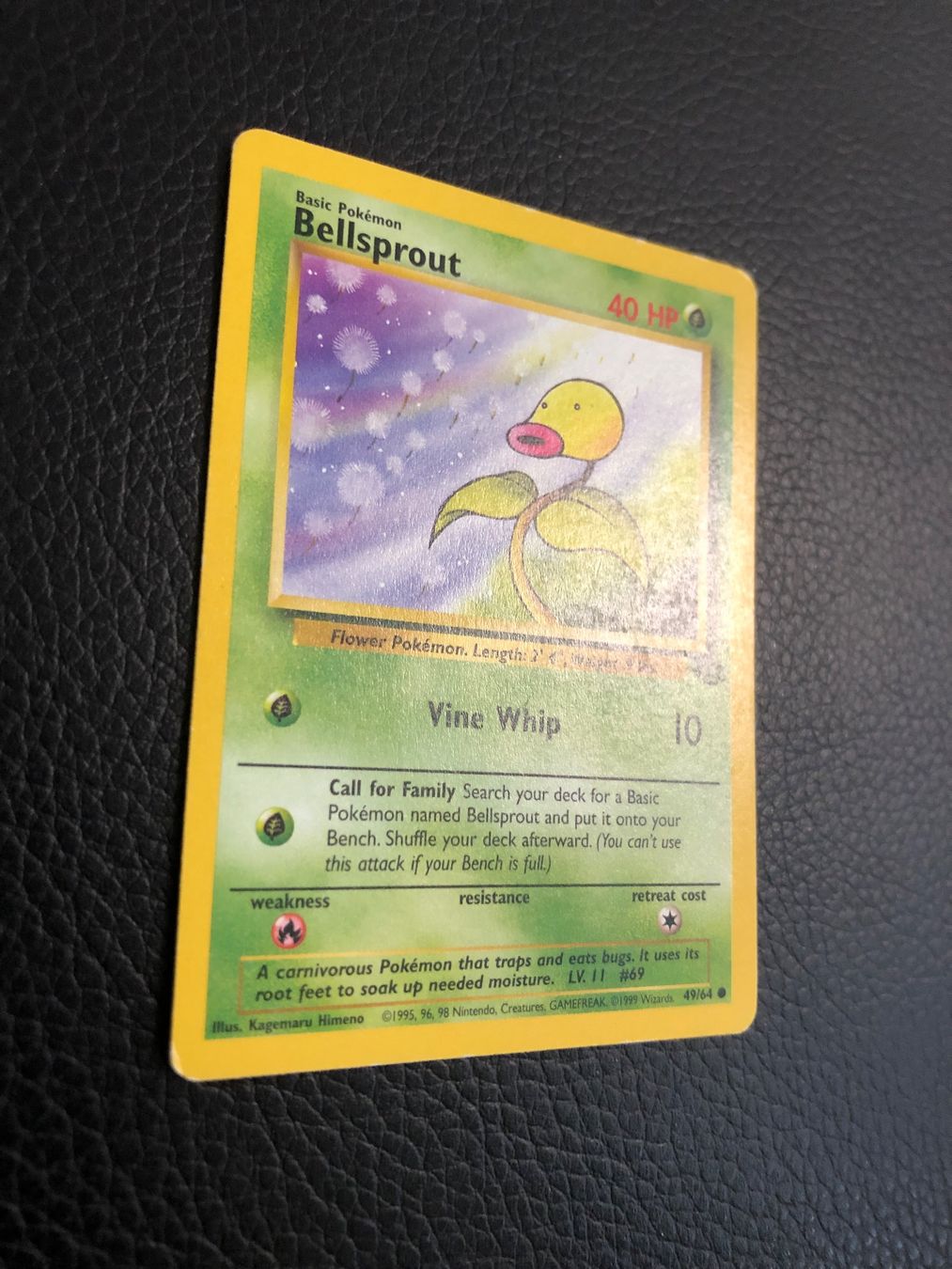 Pokémon Carte collezionabili: 1999 Jungle Bellsprout 49/64 Ab 1 – Usato da Paradiso venduto da Pkmn10 1