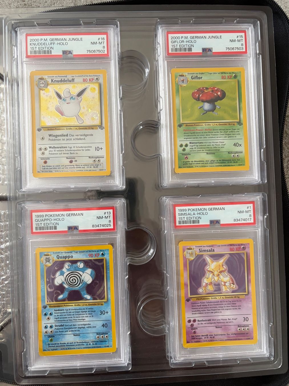 Pokémon Cartes à collectionner: Pokemon 1. Edition PSA Deutsch Holos 16 Stück – D'occasion à Kesswil par tim_t2rm 2