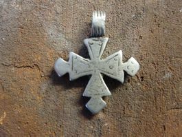Äthiopisches Silberkreuz / Kreuzritter
