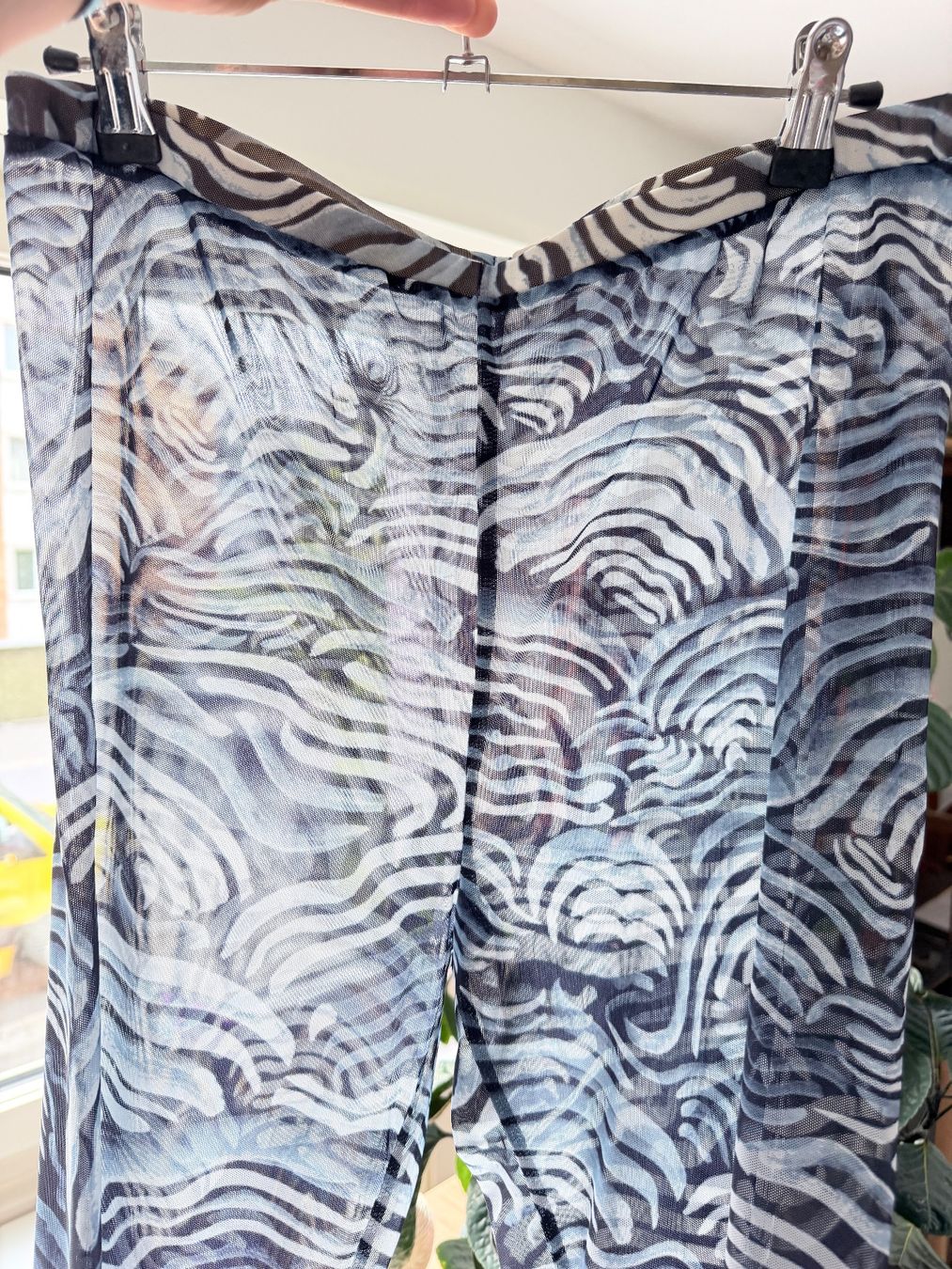 Leggings: Humanoid Mesh Leggings Zebra Print transparent Stretch – Neuf (Voir description) à Einsiedeln par kalliopee