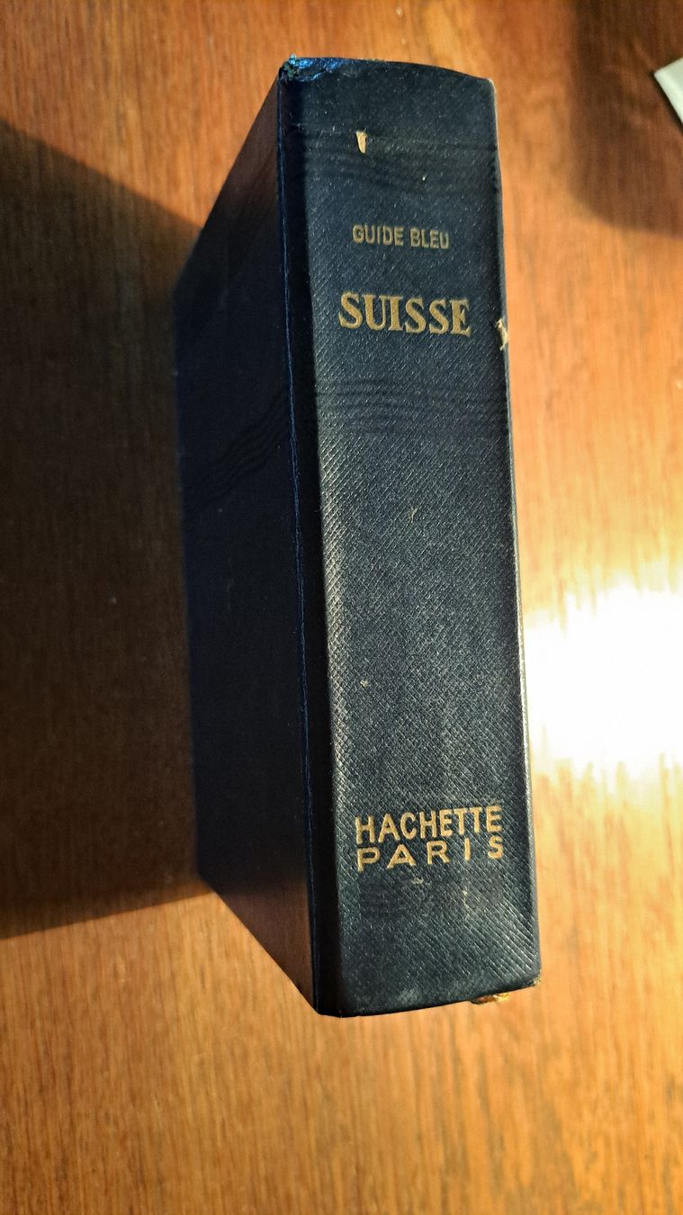 Libri: Ancien Guide Bleu Suisse 1956 -  – Usato da Pailly venduto da jme99 1