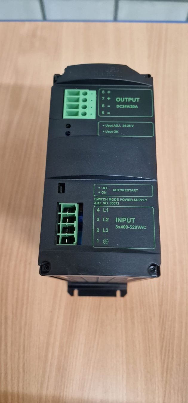 Componenti elettronici: Murrelektronik MCS20 24VDC / 20A Schaltnetzteil, 3 Phasen – Usato da Chur venduto da P0WER
