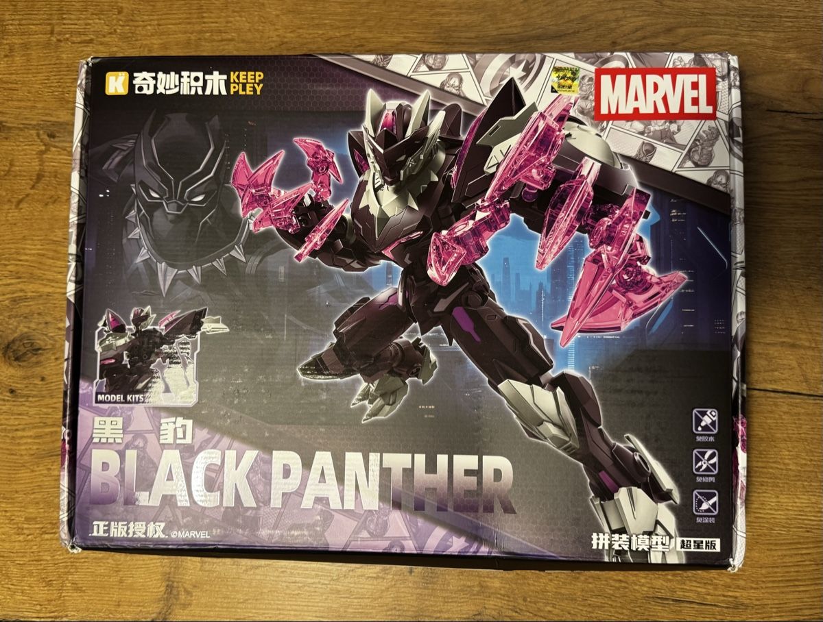 Kit di modellismo & Modellini statici: KEEP PLAY MARVEL BLACK PANTHER MECHA MODEL KIT – Usato da Knonau venduto da CEPPIGATTI 1
