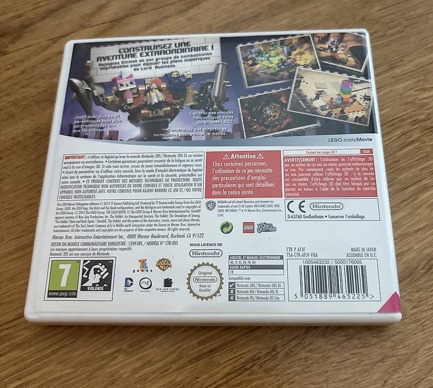 Nintendo Giochi: 3DS Lego La Grande Aventure – Usato da Glattpark(Opfikon) venduto da Beubeu44 2