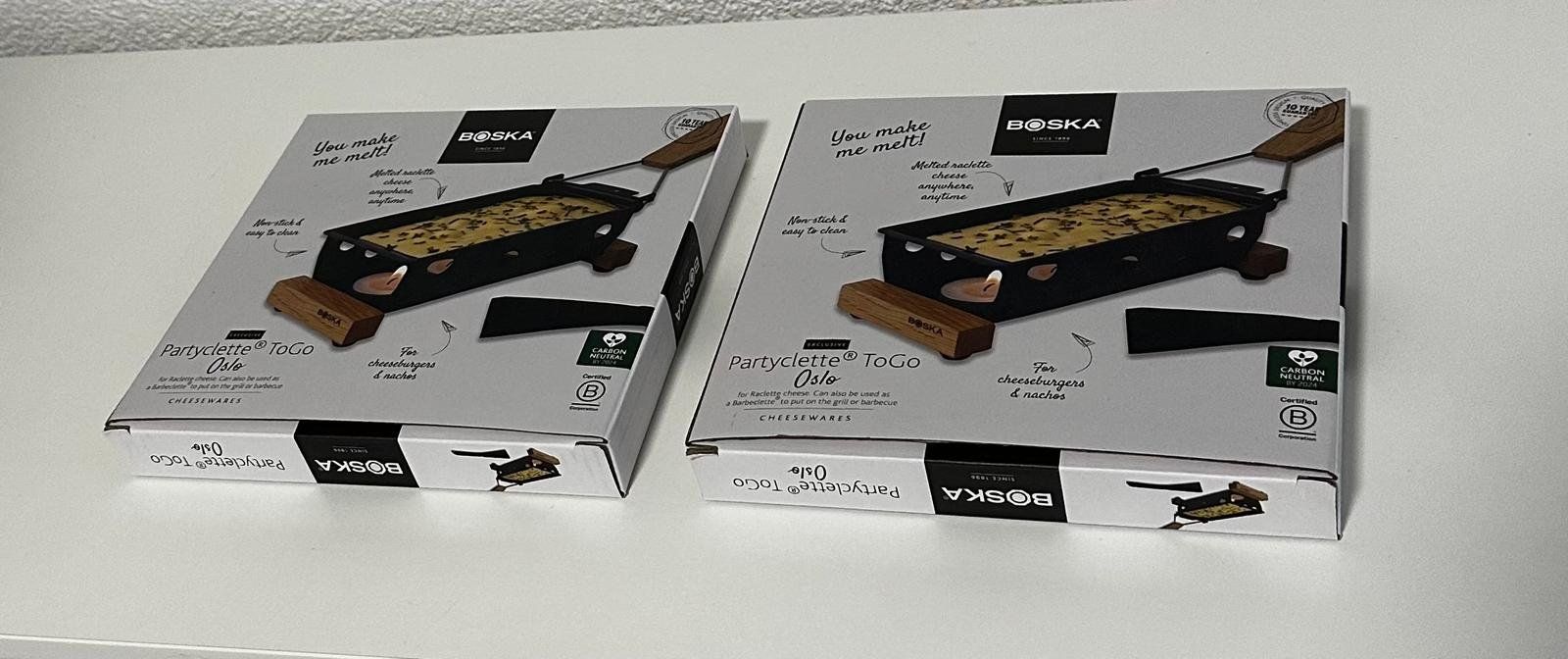 Elettrodomestici da cucina: 2 Stk. Boska Racletteöfeli mit Kerzen – Nuovo e nell'imballaggio originale da Zofingen venduto da Submit