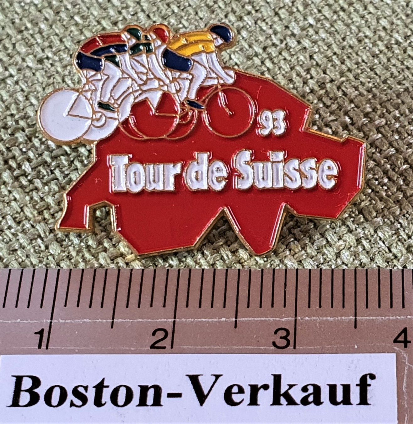 Placchette & Badge: C097 - Pin Schweiz - Tour de Suisse 93 – Usato da Reinach BL venduto da Boston-Verkauf 1