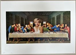Death: Abendmahl mit Monroe, POP ART, Strret Art, signiert