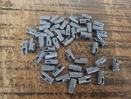 lego 30553 lot de 50 pièces Dark Bluish Gray Hinge Cylinder
