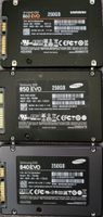 3×Samsung 250GB SSD 860,850&840  EVO Top Zustand