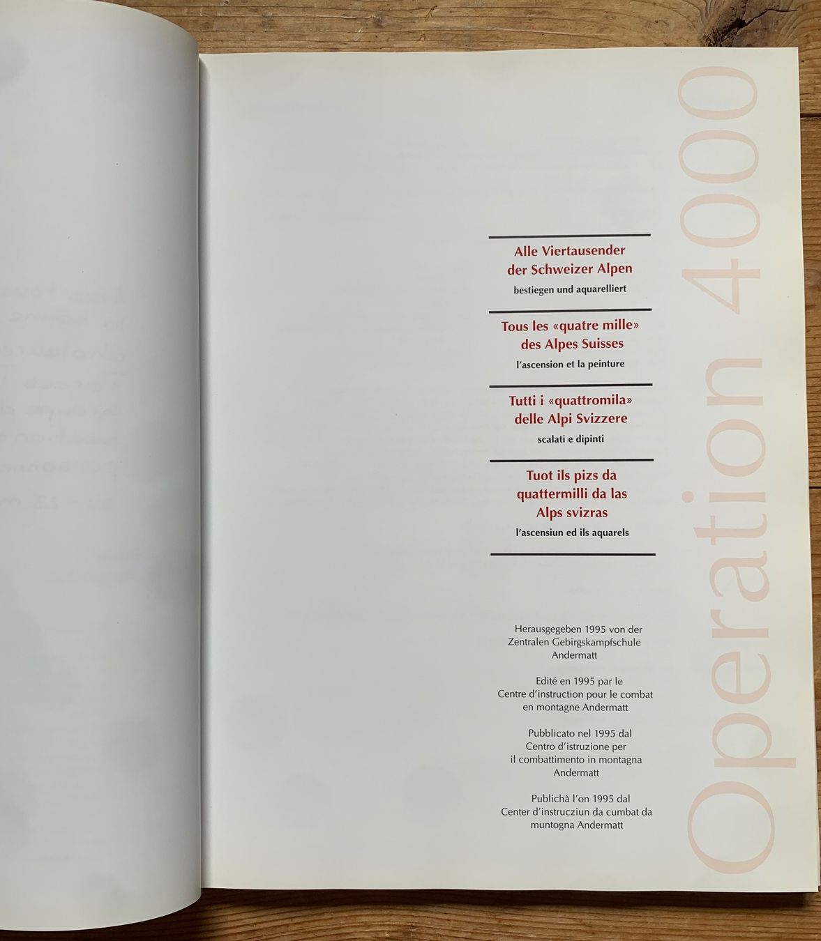 Bücher: Buch Operation 4000 – Gebraucht aus Goldingen von Bergler012 2