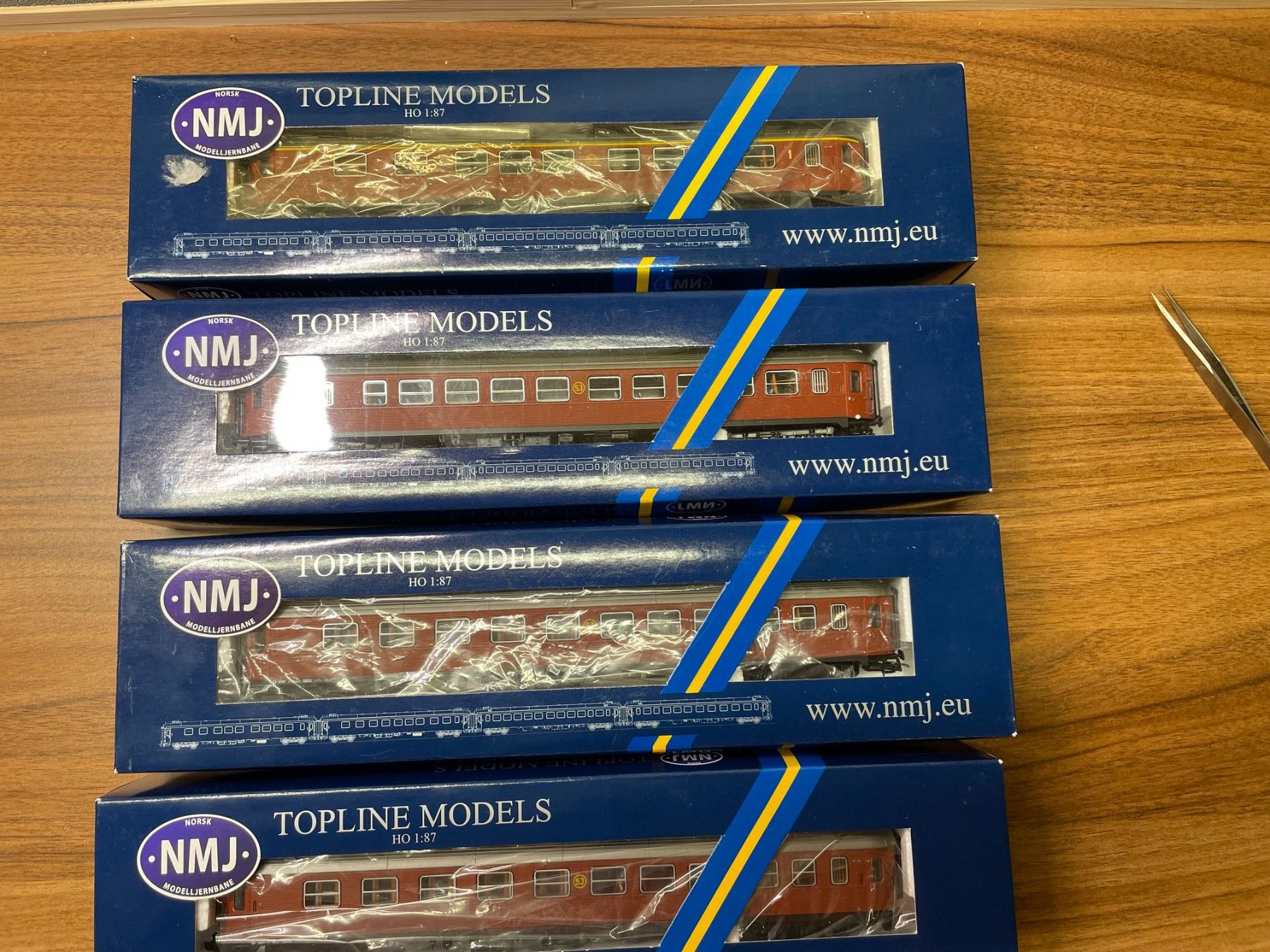 Modelleisenbahnen: NMJ 4x Personenwagen der SJ in DC – Gebraucht aus Villmergen von Mfritz 3