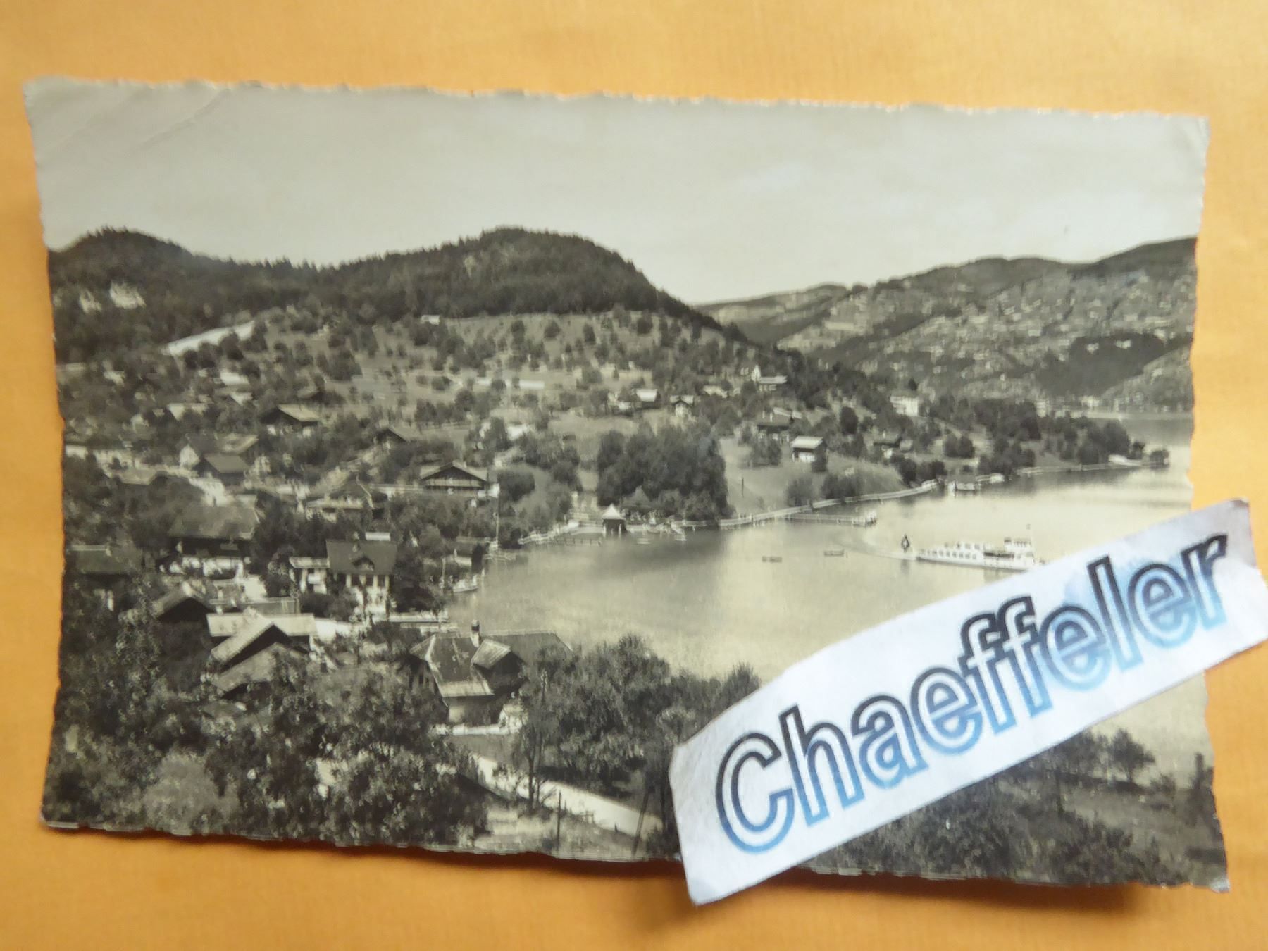 Cartoline postali: 1950  Faulensee (am Thunersee) – Usato da Zürich venduto da Chaeffeler