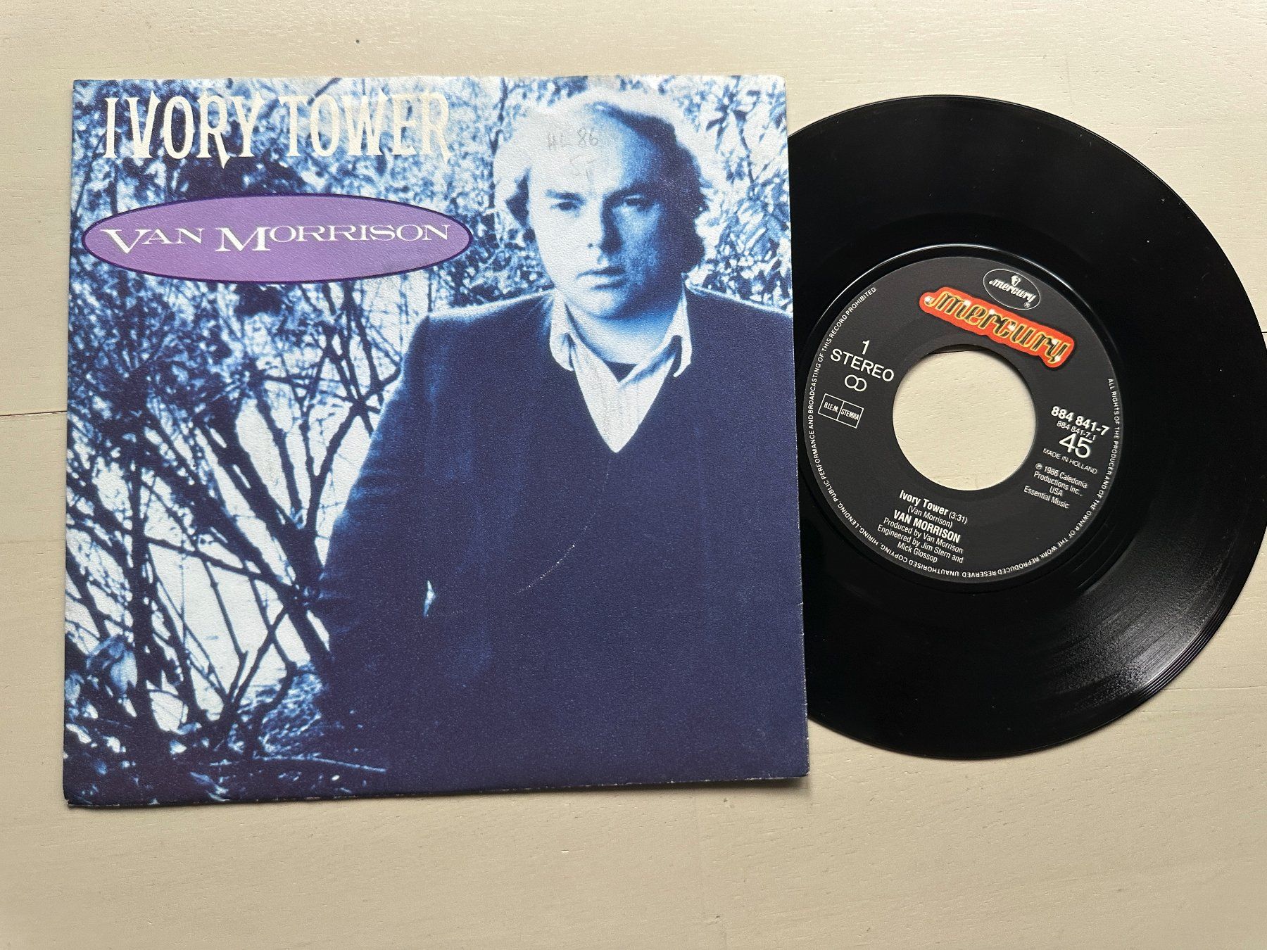 Dischi in vinile: VAN MORRISON tolle rare Single Kult Top Ivory tower – Usato da Basel venduto da Partridge