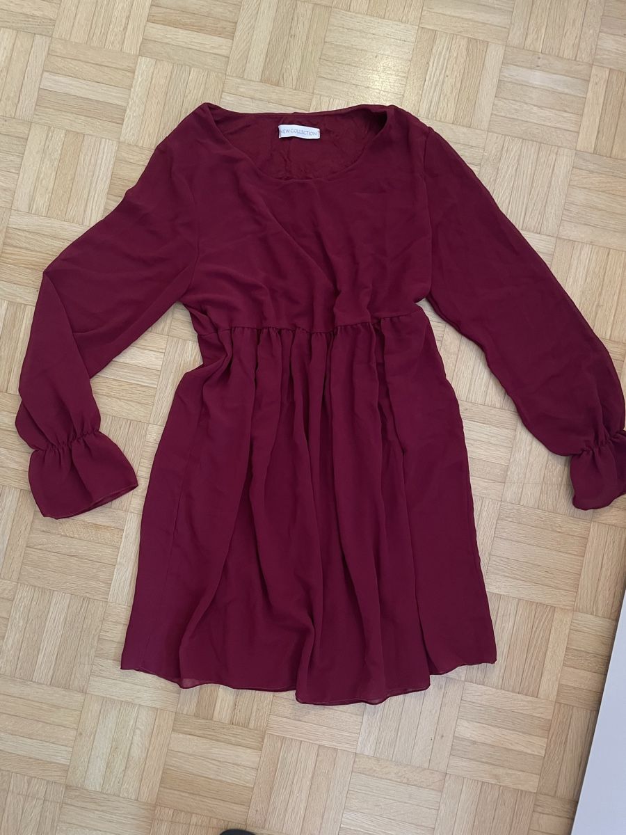 Vestiti: Kleid, bordeaux rot, Grösse S/M – Nuovo (secondo la descrizione) da Zürich venduto da Carlajimena 9