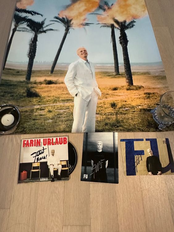 🎸🤘 Farin Urlaub Endlich Glücklich Postkarte Autogramm CD Kaufen auf