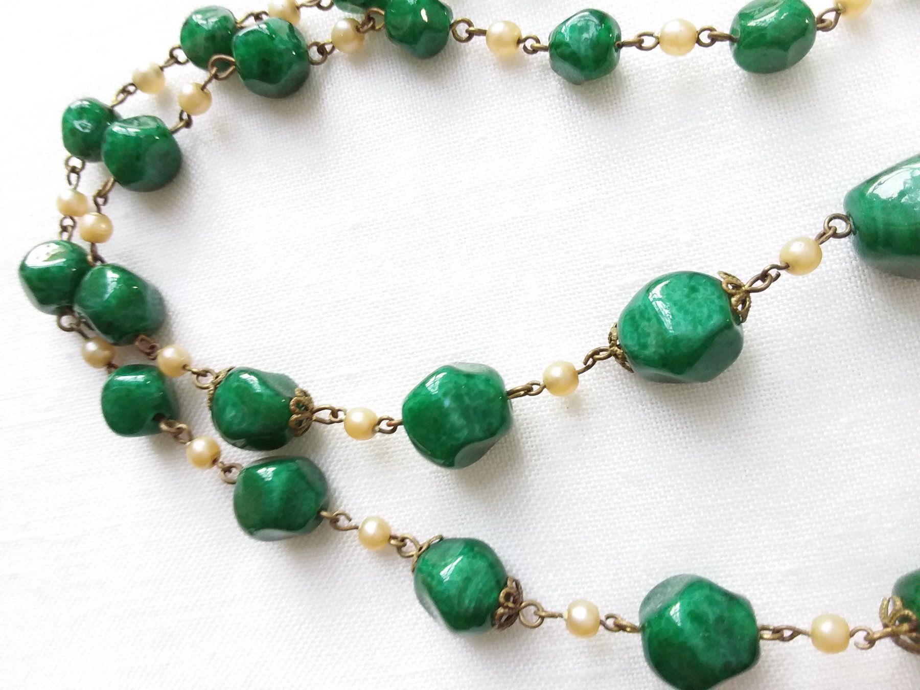 Ketten: Antike Glas Halskette Collier Tschechien ca 1930 – Gebraucht aus Zürich von philpip 2