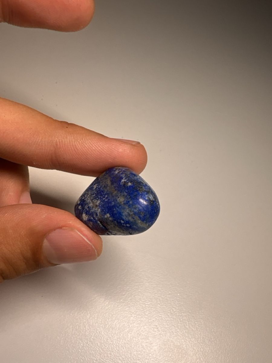 Minerali & Pietre curative: Schöner Lapislazuli Trommelstein / Kräftiges Blau – Nuovo (secondo la descrizione) da Köniz venduto da Lexlersshop 2