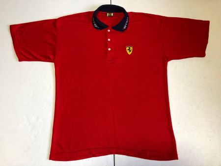 Vintage 90s Ferrari Polo Gr. XL