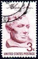 USA 1959 ABRAHAM LINCOLN GESTEMPELT - S190B