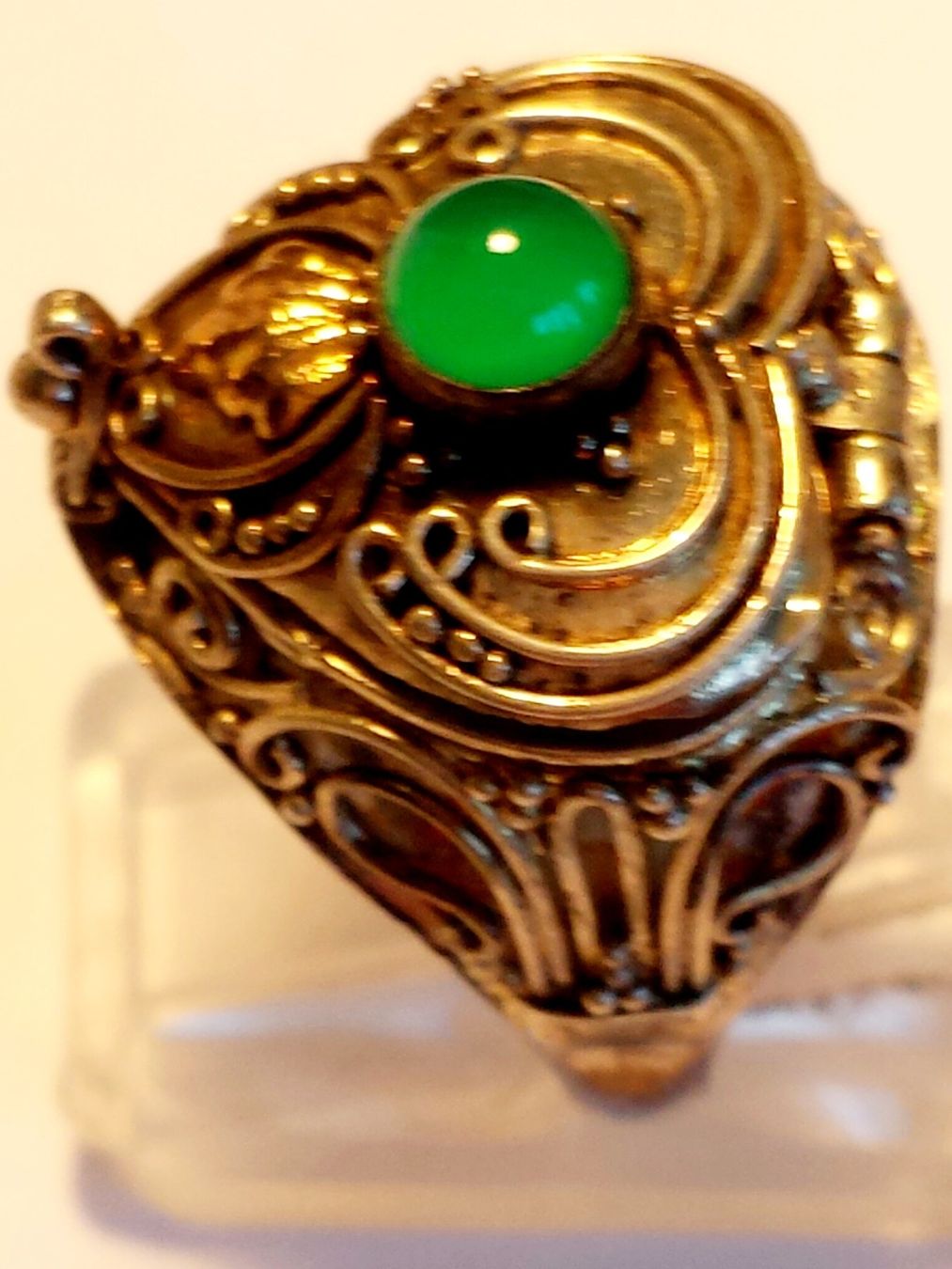 Anelli: Dosen Fingerring mit Smaragd – Nuovo (secondo la descrizione) da Zürich venduto da adriben 5