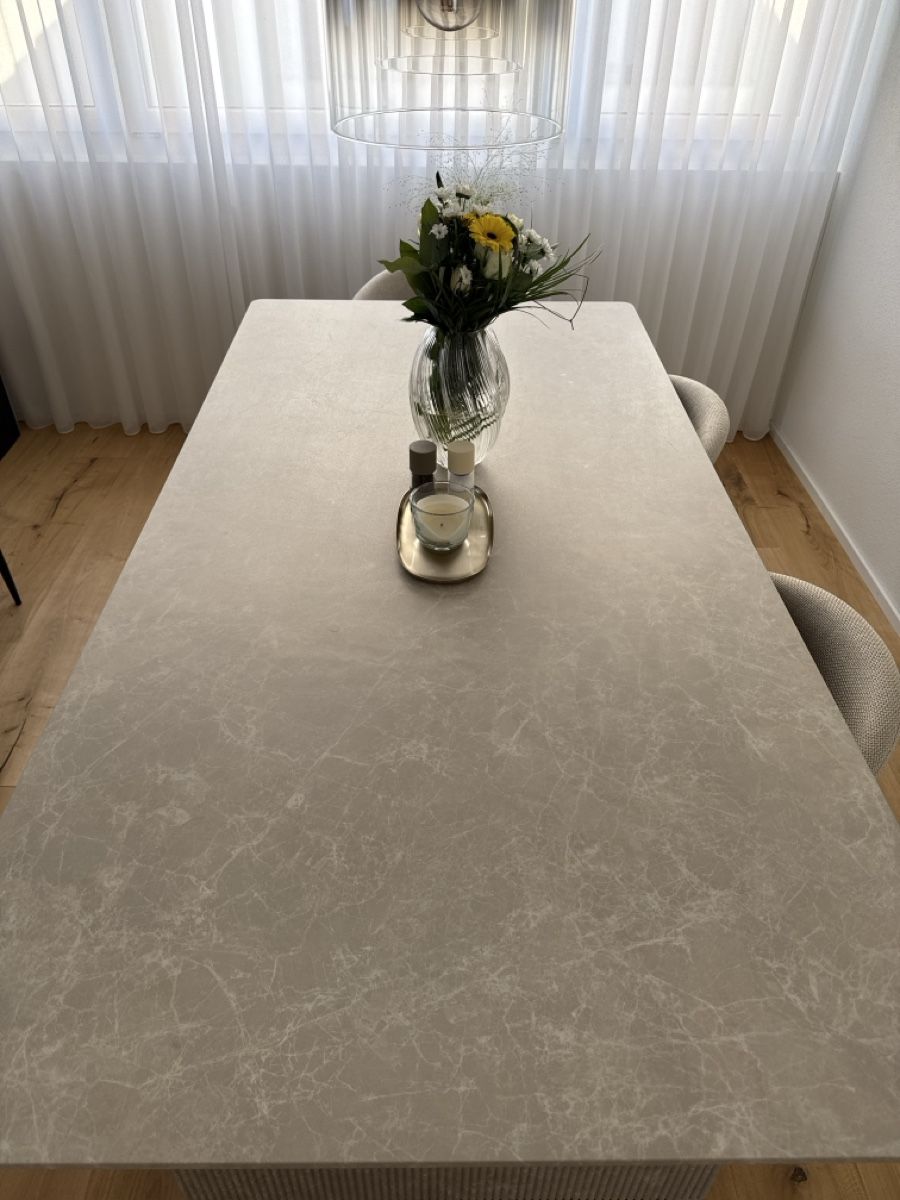 Tables: Esstisch mit Marmoroptik – Neuf (Voir description) à Siegershausen par rez_wnj7 3