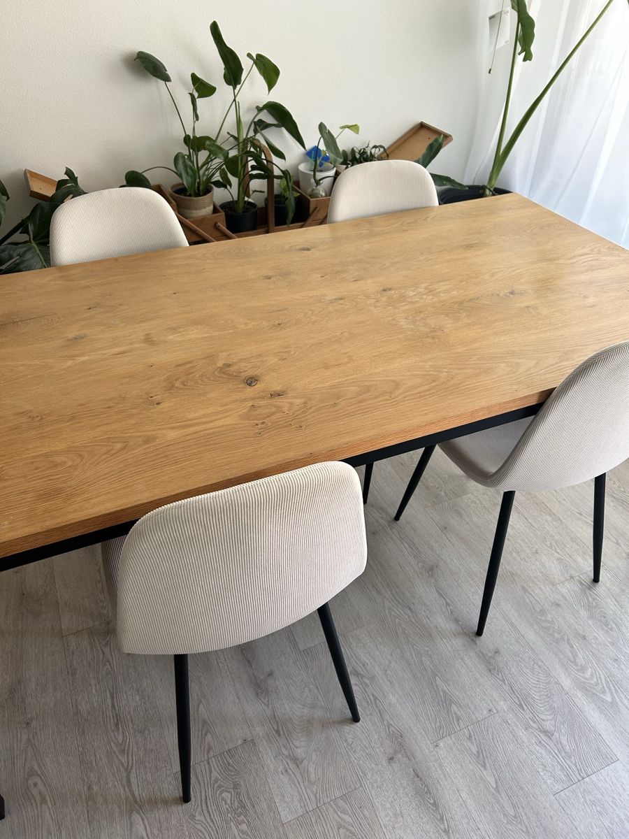 Tische: Esstisch mit 4 Stühlen |Holz | Modern| Hell| weiss – Gebraucht aus Basel von Negroni94 3