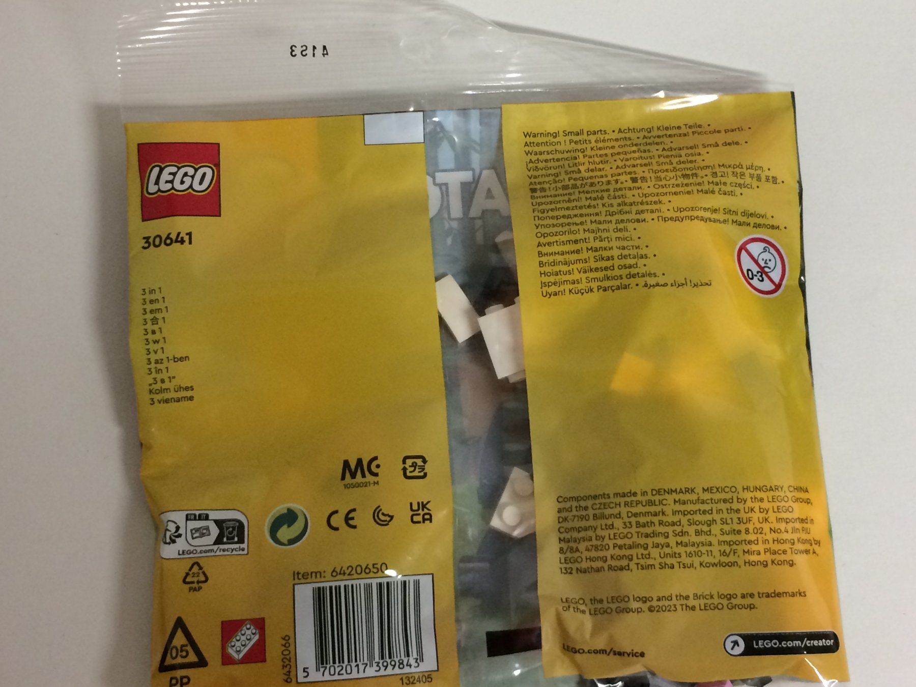 Lego Kit di costruzioni: LEGO CREATOR 30641 PANDA BEAR new in sealed polybag – Nuovo e nell'imballaggio originale da Vezia venduto da Aquarius_Age 2
