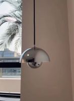 Hängeleuchte, Silber Design Lampe - skandinavisch Stil chic!