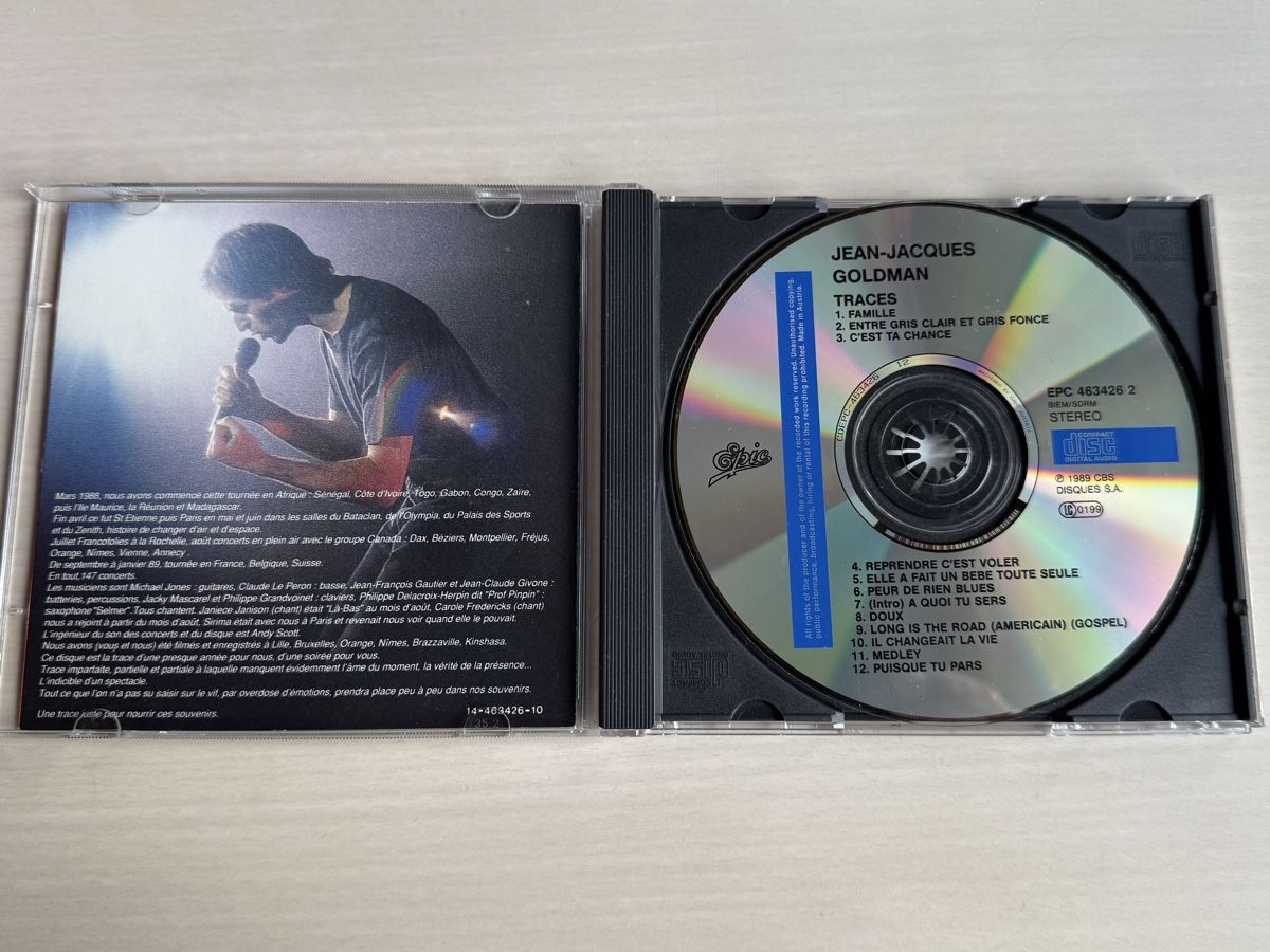 CDs: Jean-Jacques Goldman - Traces - CD – Gebraucht aus Oberried Brienz von Chyara 2