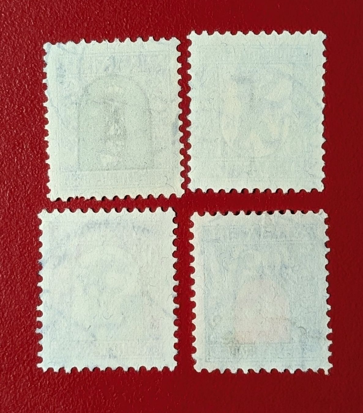 Alle Briefmarken: PRO JUVENTUTE SATZ 33 - 36 1925 GESTEMPELT – Gebraucht aus Düdingen von Quartierstrasse 1