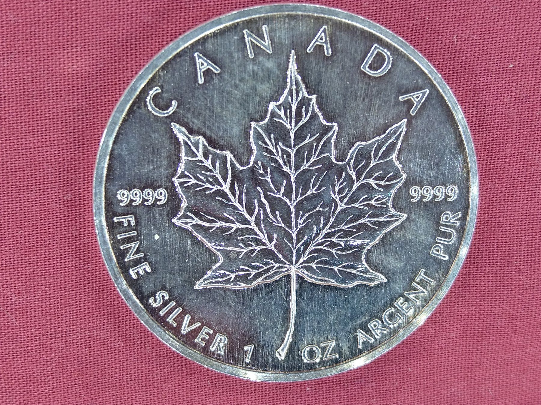 Tutti le monete: Silber Maple Leaf 1 oz - 1988 – Nuovo (secondo la descrizione) da Dättlikon venduto da Bucher88 3