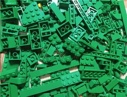 LEGO 200 Verschiedene Grüne Teile -D52