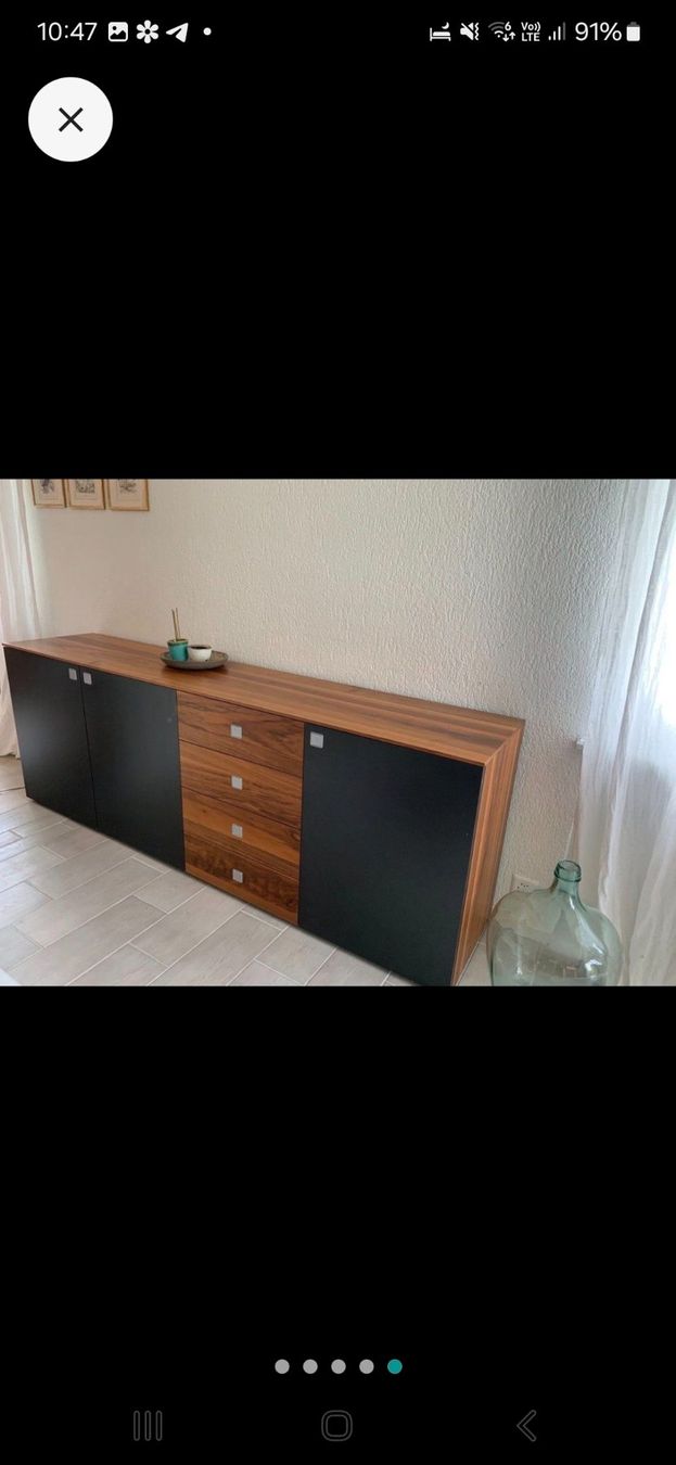 Kommoden: Sideboard in Nussbaum furniert – Gebraucht aus Dachsen von DaviOe 4