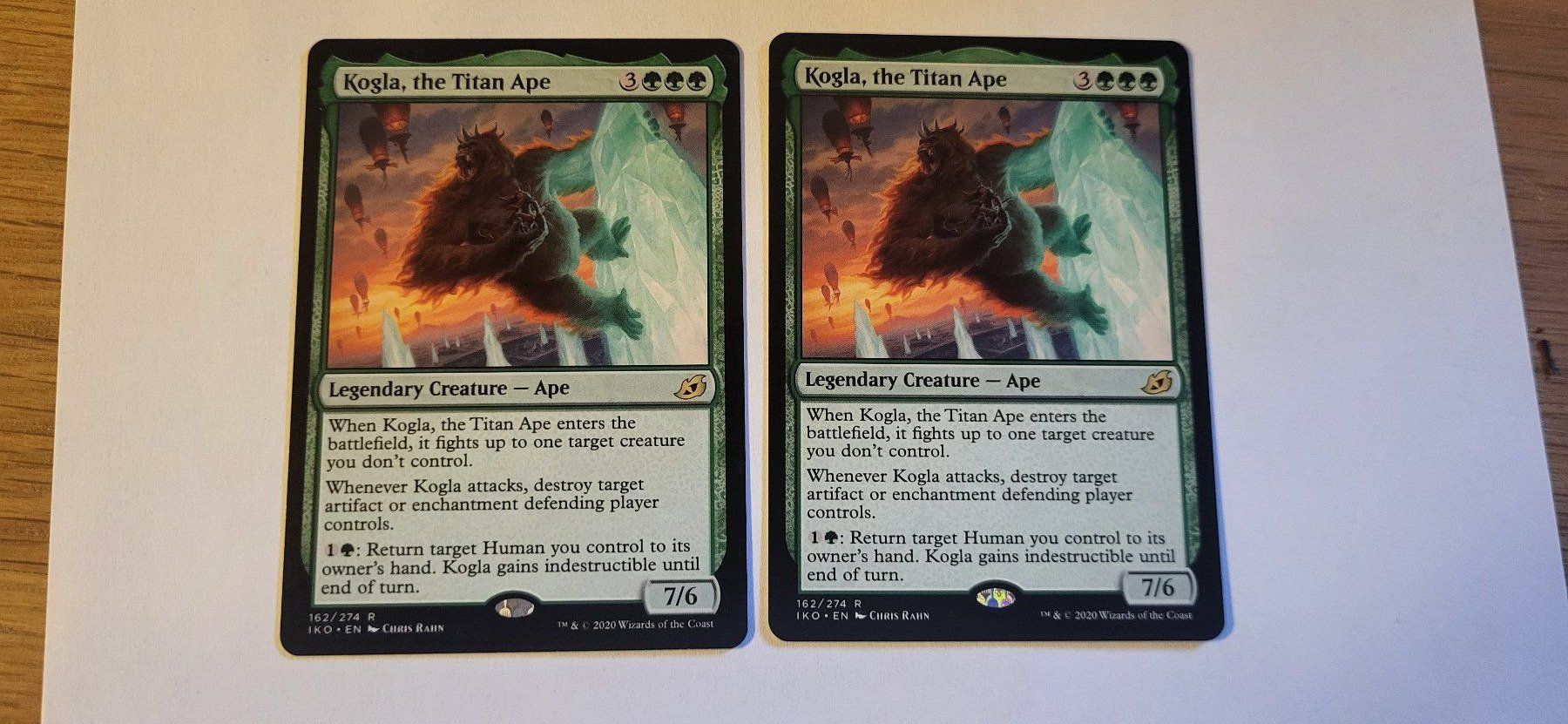 Magic The Gathering Carte collezionabili: MTG - Kogla, the Titan Ape – Usato da Münsingen venduto da Heroism2010