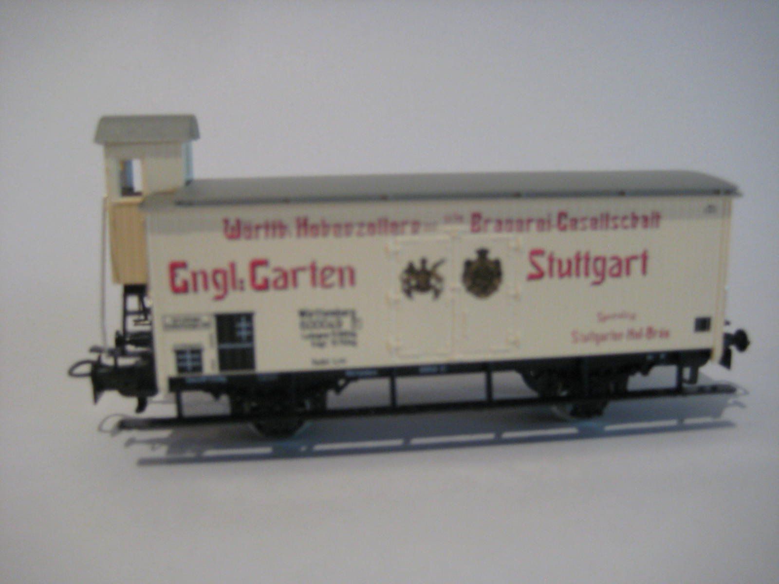 Märklin Modellini di ferrovie: Marklin Ho 4 wagons avec cabine de freinage – Nuovo e nell'imballaggio originale da Neuchâtel venduto da Philippeflecherouge 3