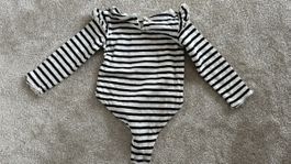 Zara Body mit Streifen, Grösse 86, Top Zustand!