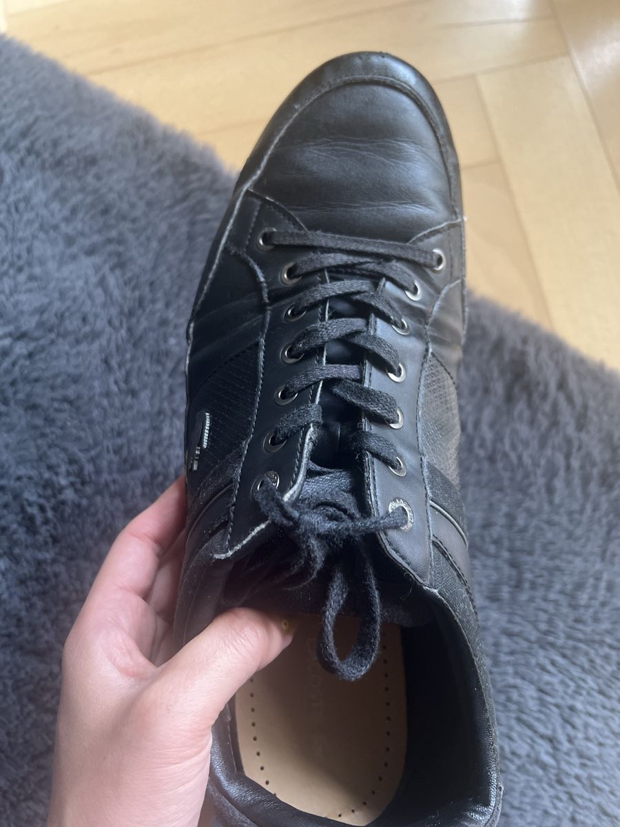 Lacoste Scarpe da uomo: Lacoste Black Leather Sneakers size 44,5. Great for Fall – Usato da Zürich venduto da tra_wl8x 3