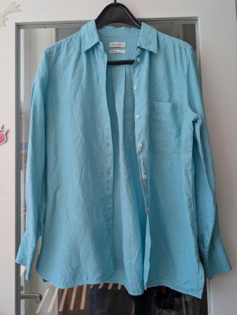 Leinen-Bluse von Marc O'Polo, Grösse 38